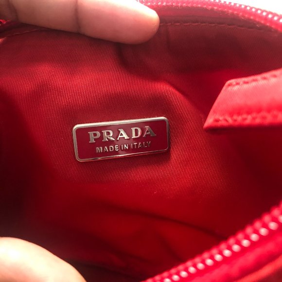 Prada Shoulder Bag - Tessuto Hobo, Red. - Picture 8 of 9